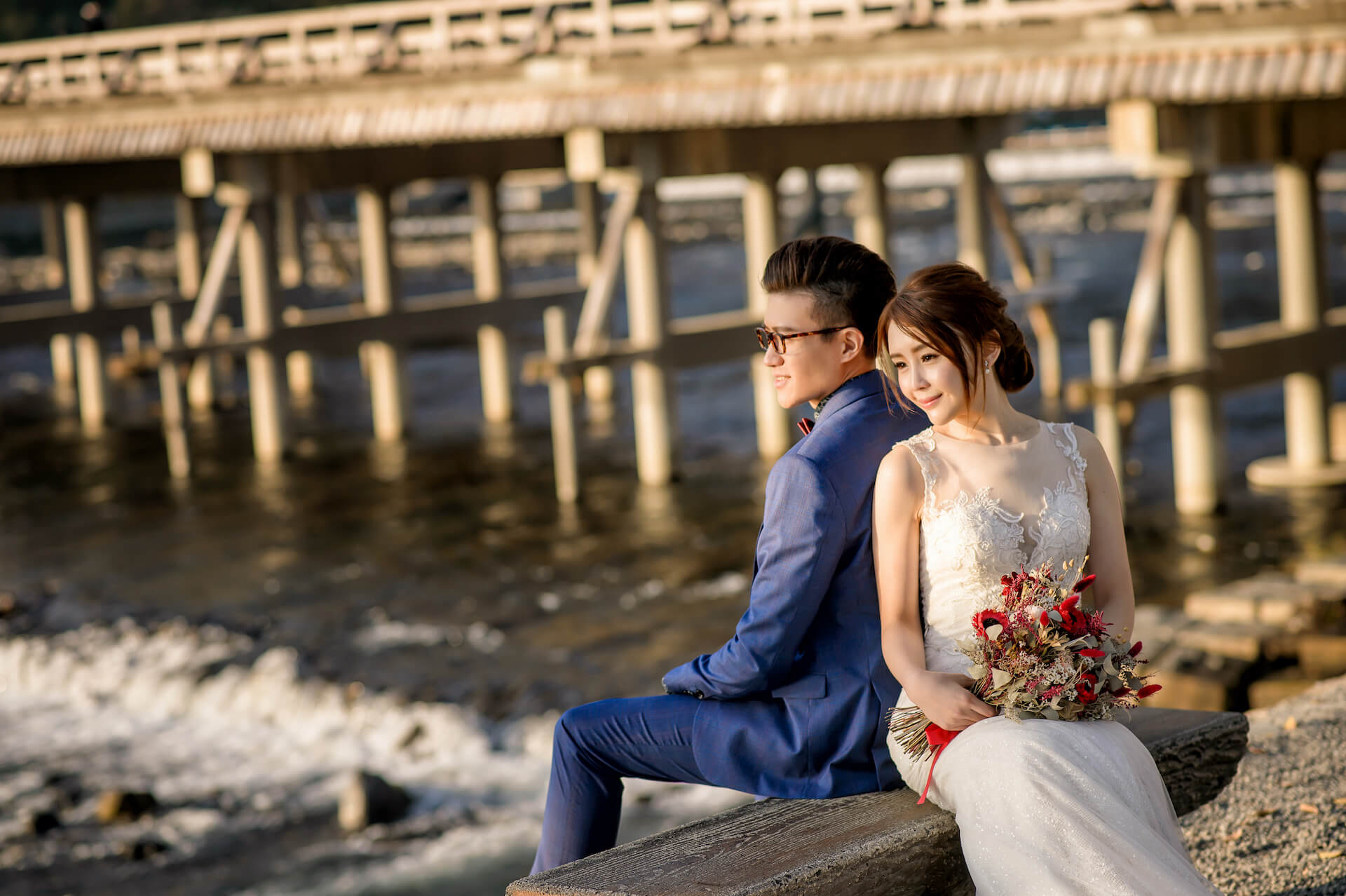 京都婚紗,嵐山婚紗,日本婚紗,嵐山渡月橋