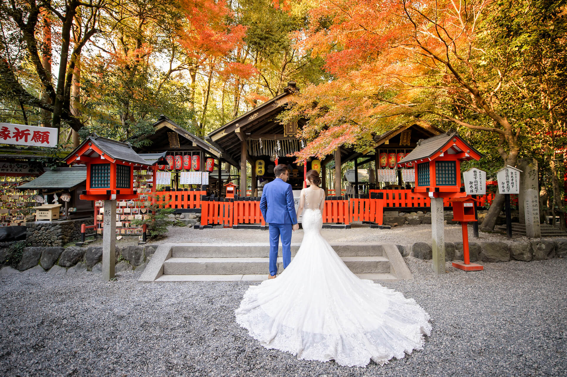 京都婚紗/嵐山楓葉婚紗