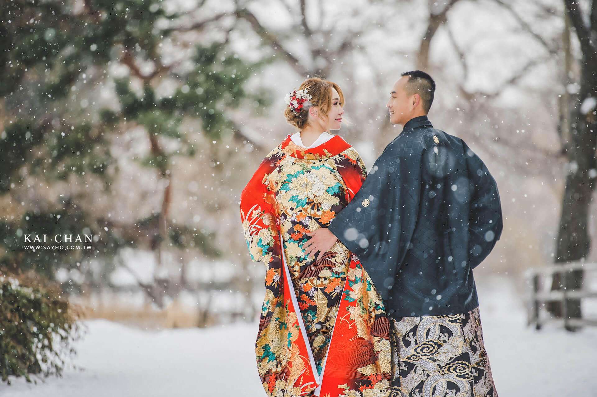 北海道色打掛,北海道婚紗